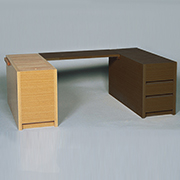 ろくろ作業台 連結式224型単品 袖箱B（上ブタ式収納）