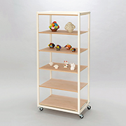 粘土作品乾燥棚 引出式6段 完成品