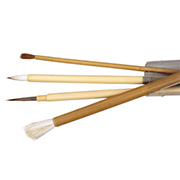 熊野筆｜おすすめ 絵付け筆セット(陶芸.comオリジナル)