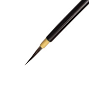 熊野筆｜面相筆 (黒狸毛・黒ぎり) 小 サズ仕様