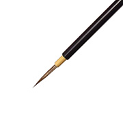 熊野筆｜面相筆 (黒狸・白狸混毛) 中 サズ仕様