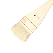 熊野筆｜平刷毛 (山羊毛) 中