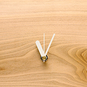 時計針 R-13 白色 棒 短 三針