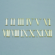 時計用文字符 ローマ数字 金（大）