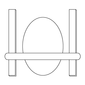 粘土を平らに伸ばす